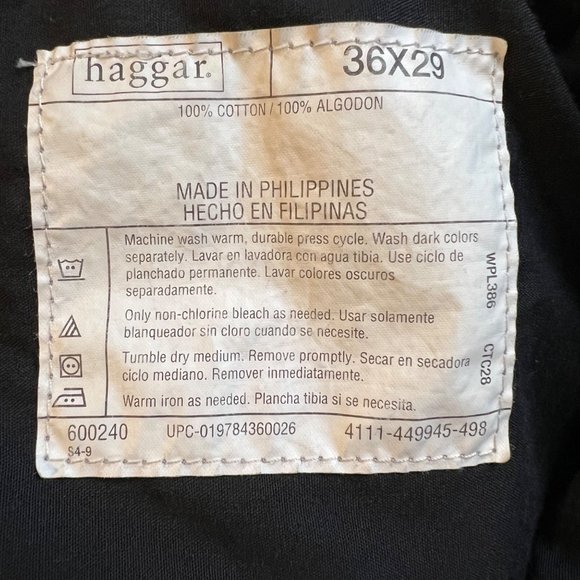 VINTAGE Haggar Corduroy Pants Brown Relaxed  Button Back Pockets Mens - Picture 10 of 11